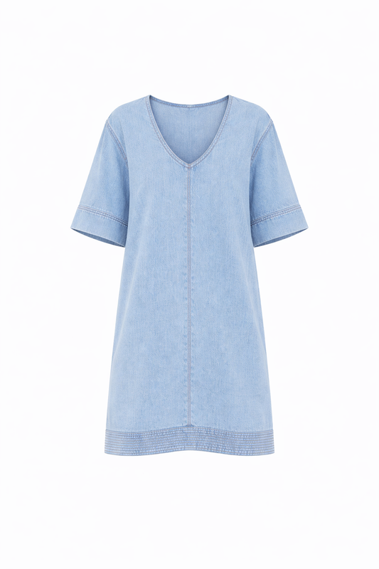 Kivari Emilie Denim Mini Dress