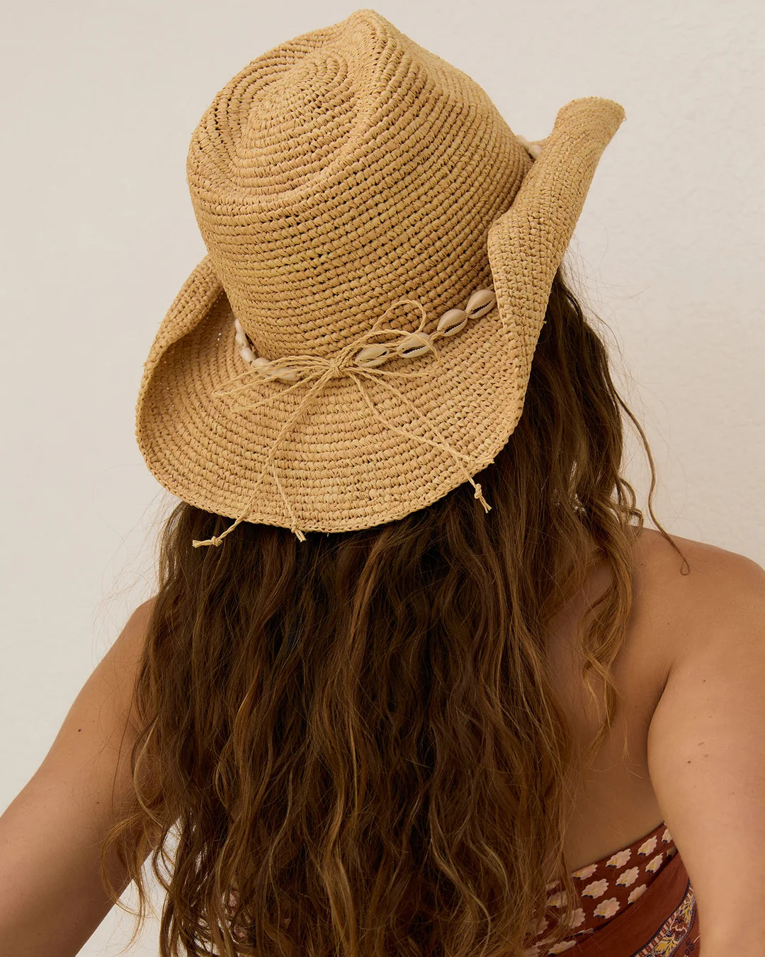 Arms Of Eve Jackson Sunhat with Cowrie Shells