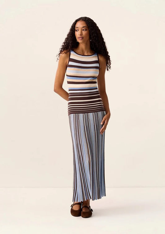 Mos The Label Selva Knit Midi Dress