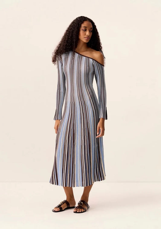 Mos The Label Selva Knit Off Shoulder Dress