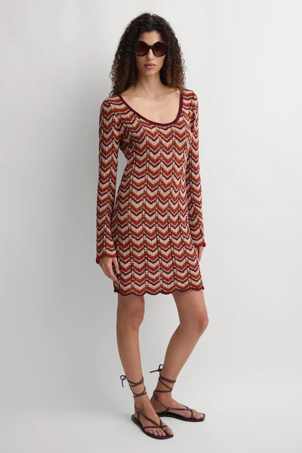Faithfull Daria Mini Dress in Blanca Stripe