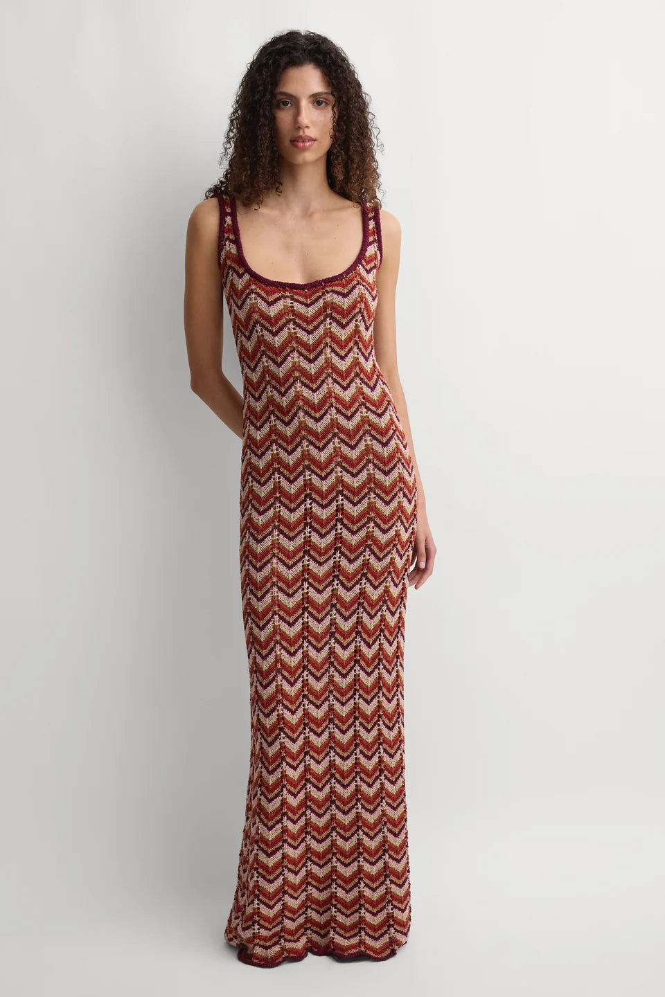Faithfull Malena Maxi Dress in Blanca Stripe