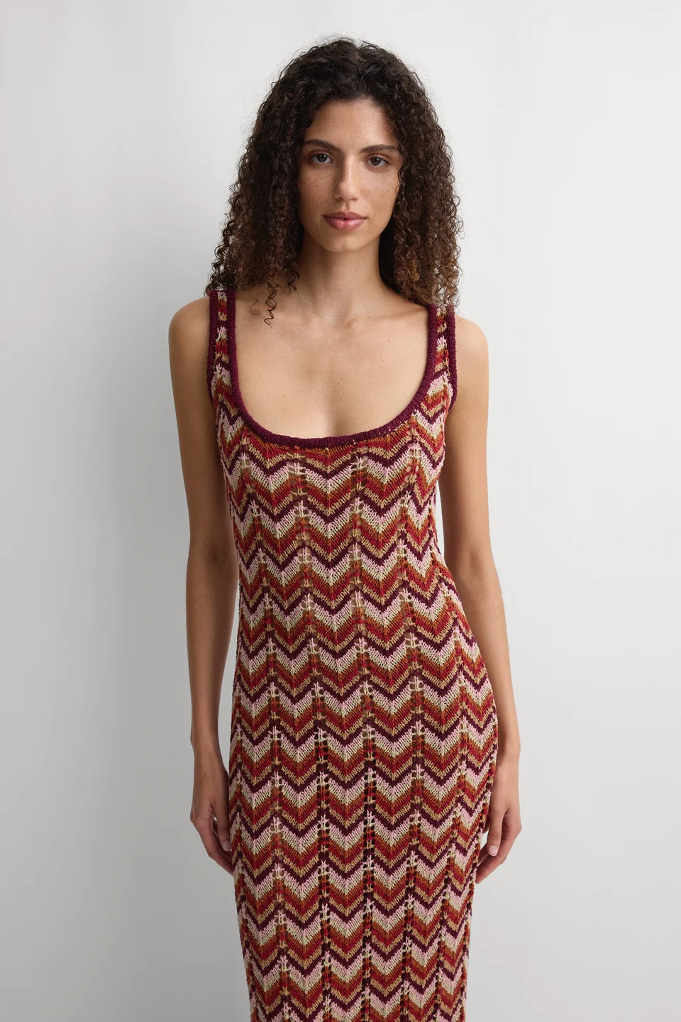 Faithfull Malena Maxi Dress in Blanca Stripe