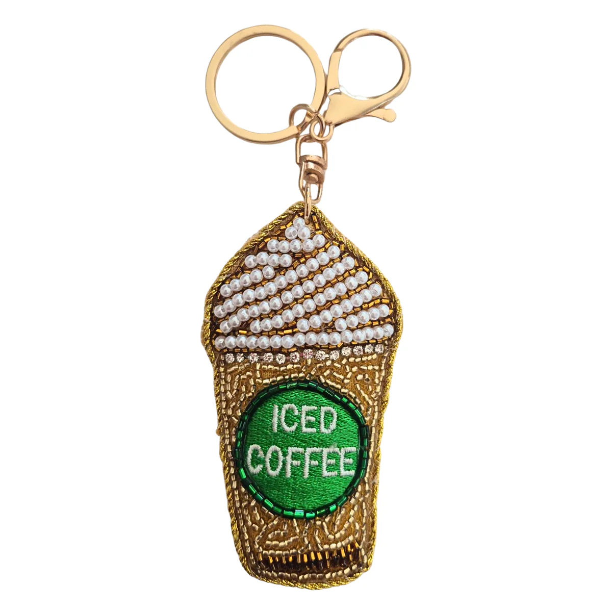 Zoda Accessories Beaded Shape Keychain
