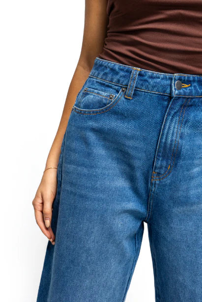 Two Fold Napa Barrel Jean in Deep Vintage Blue