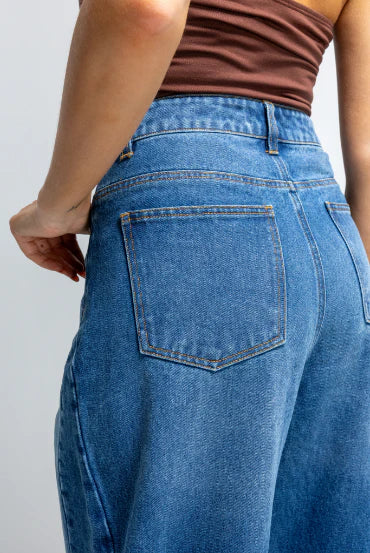 Two Fold Napa Barrel Jean in Deep Vintage Blue