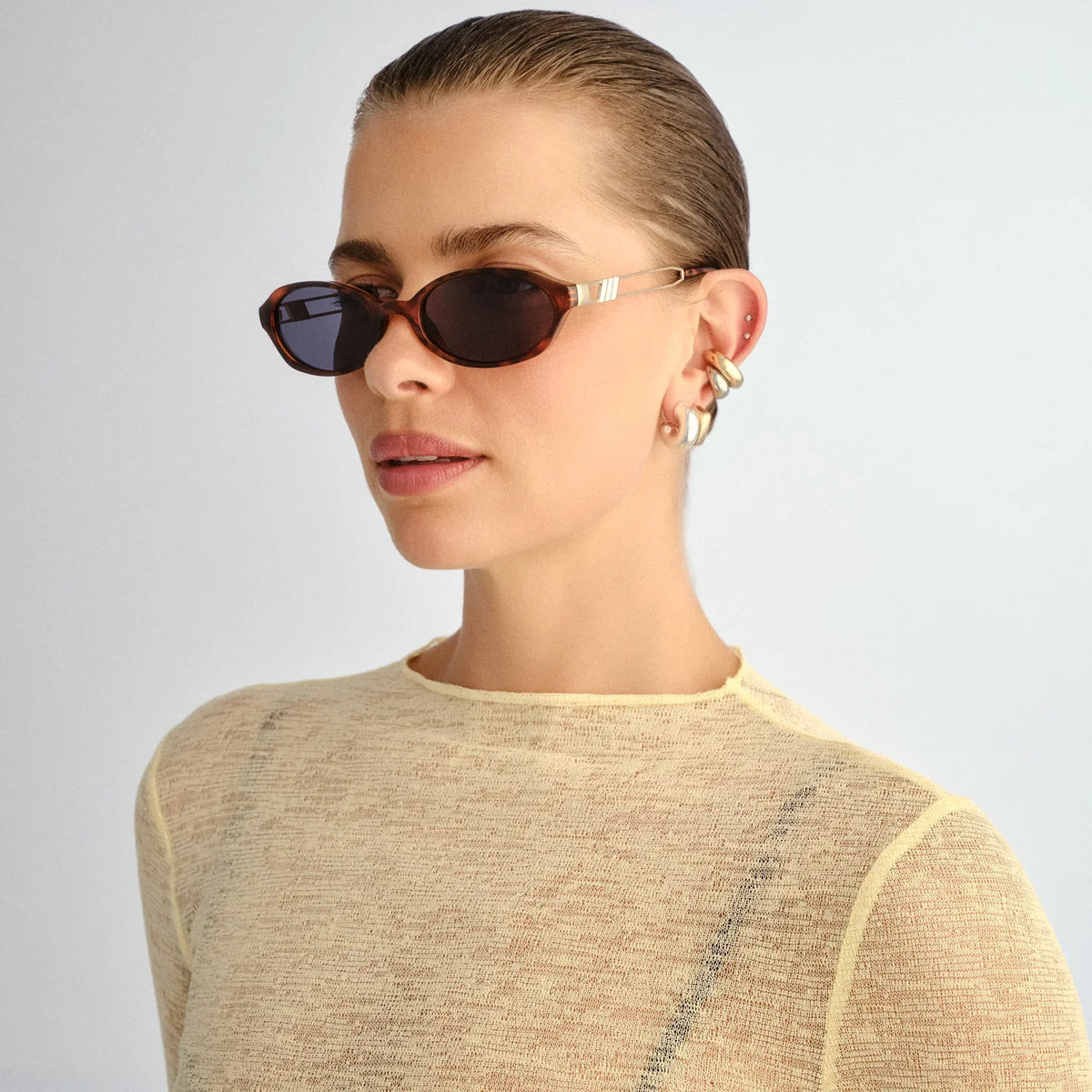 Le Specs Lunita in Dark Tort