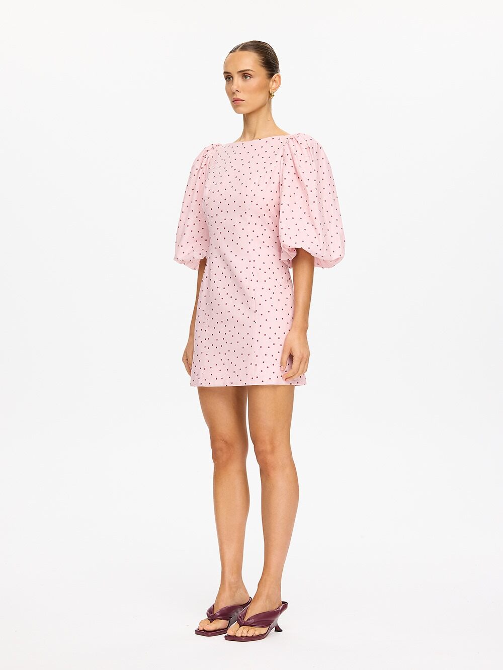 Kivari Sia Bubble Sleeve Mini Dress