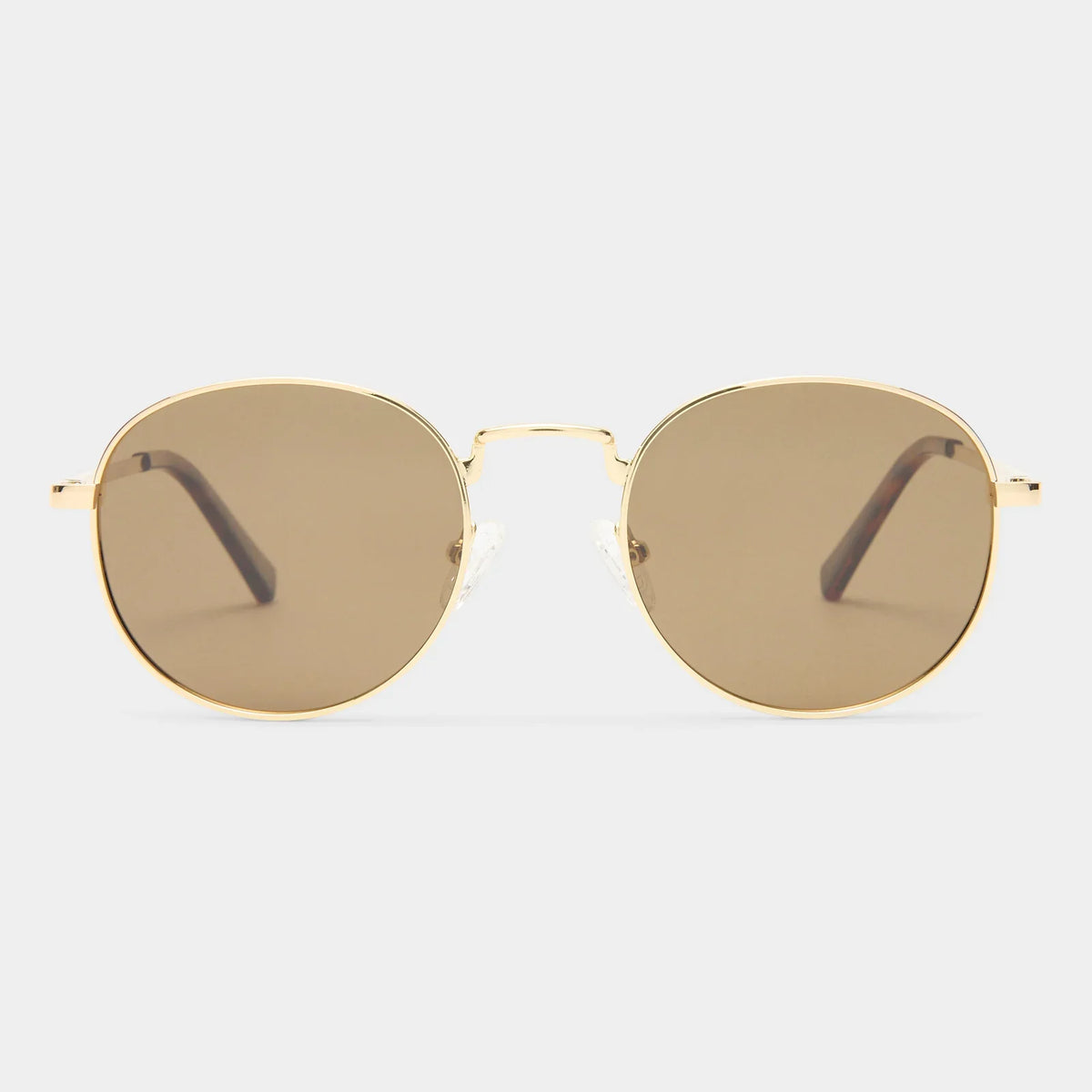 Le Specs Lost Legacy in Gold Brown Mono