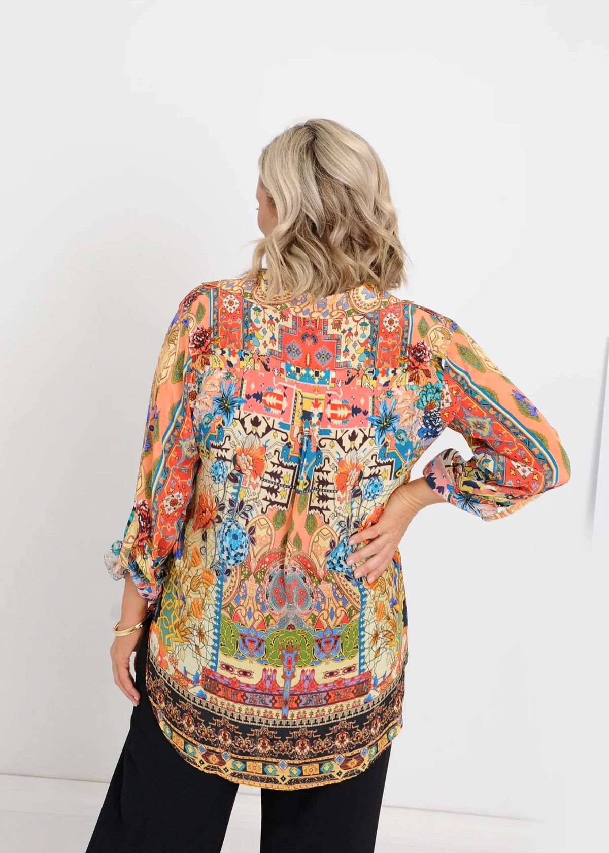 Ivy Pearl Aztec Shirt curated by Ellery & Moss