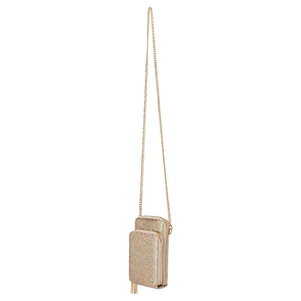 Olga Berg Elton Mesh Cross Body Bag