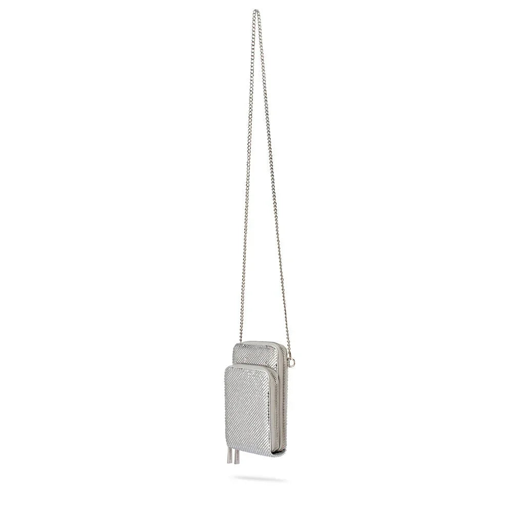 Olga Berg Elton Mesh Cross Body Bag