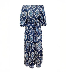 Miss June Lucille Dress in Navy